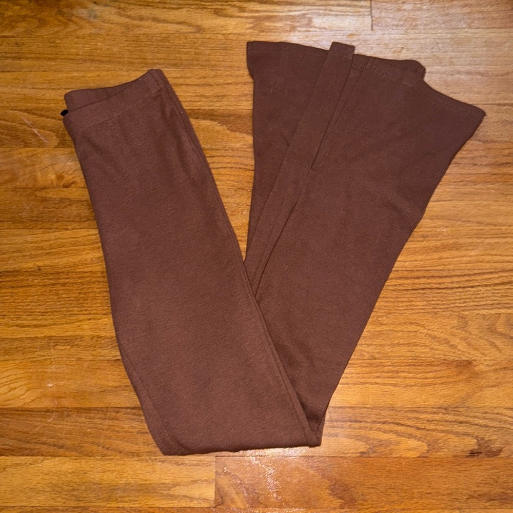 PacSun Women’s Brown Girlfriend Split Flare Pants